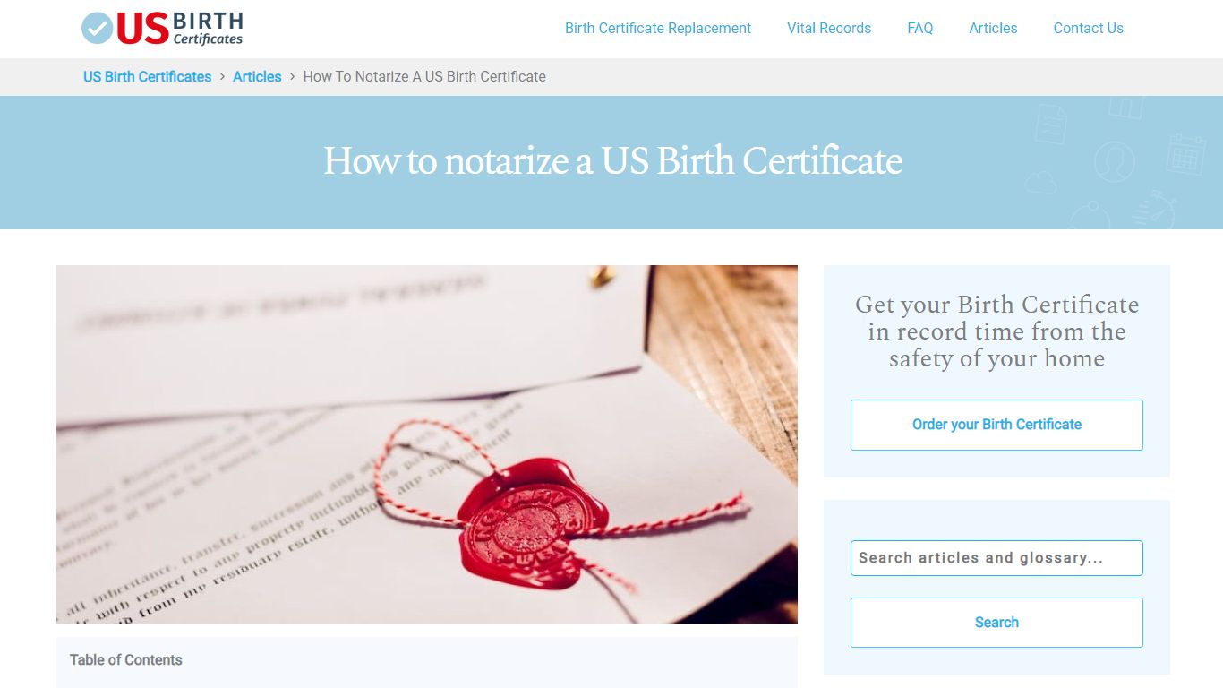 How to Notarize a Birth Certificate? - US Birth Certificates