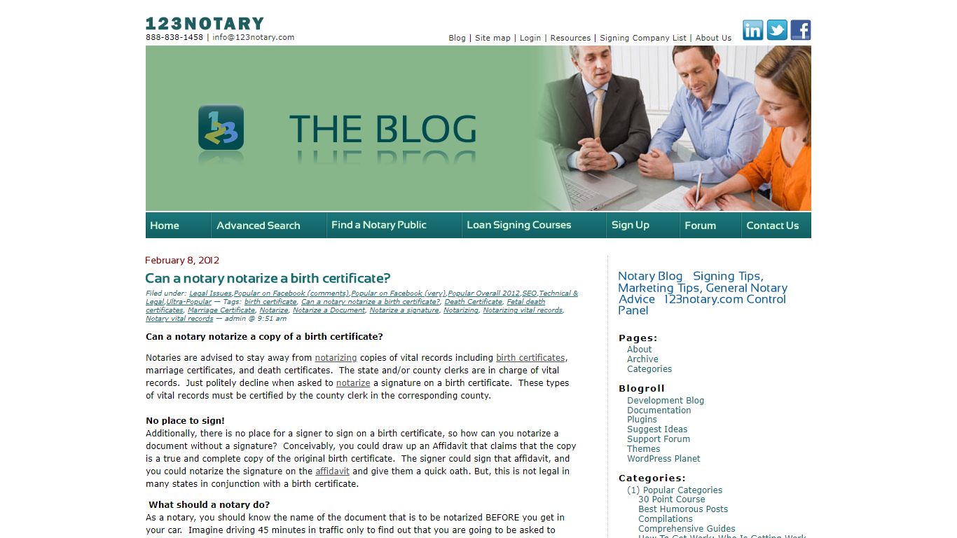 Can a notary notarize a birth certificate? - Notary Blog - Signing Tips ...